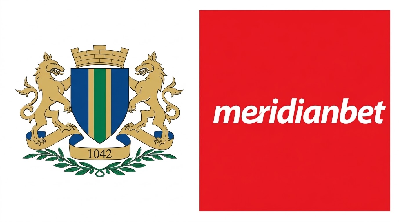 Grb Opštine Bar i logotip kompanije Meridianbet